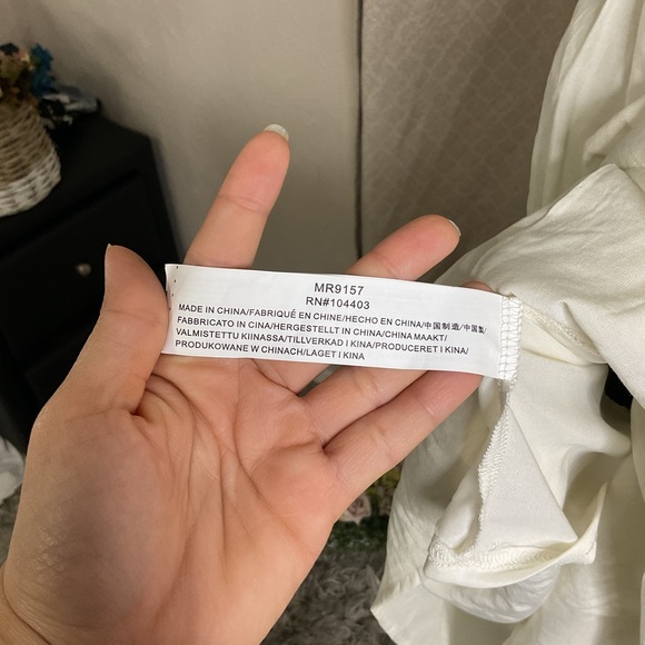 Moon River Black and White Cuffed Sleeve Sundress - Picture 10 of 16